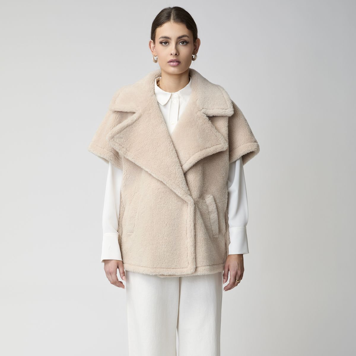 Poncho Antonella Beige