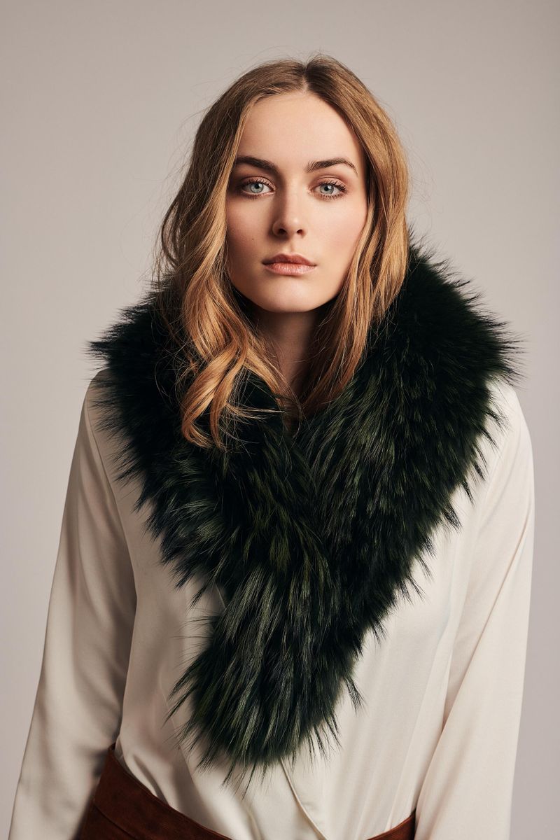 Col Klara de Luxe Vert Antique