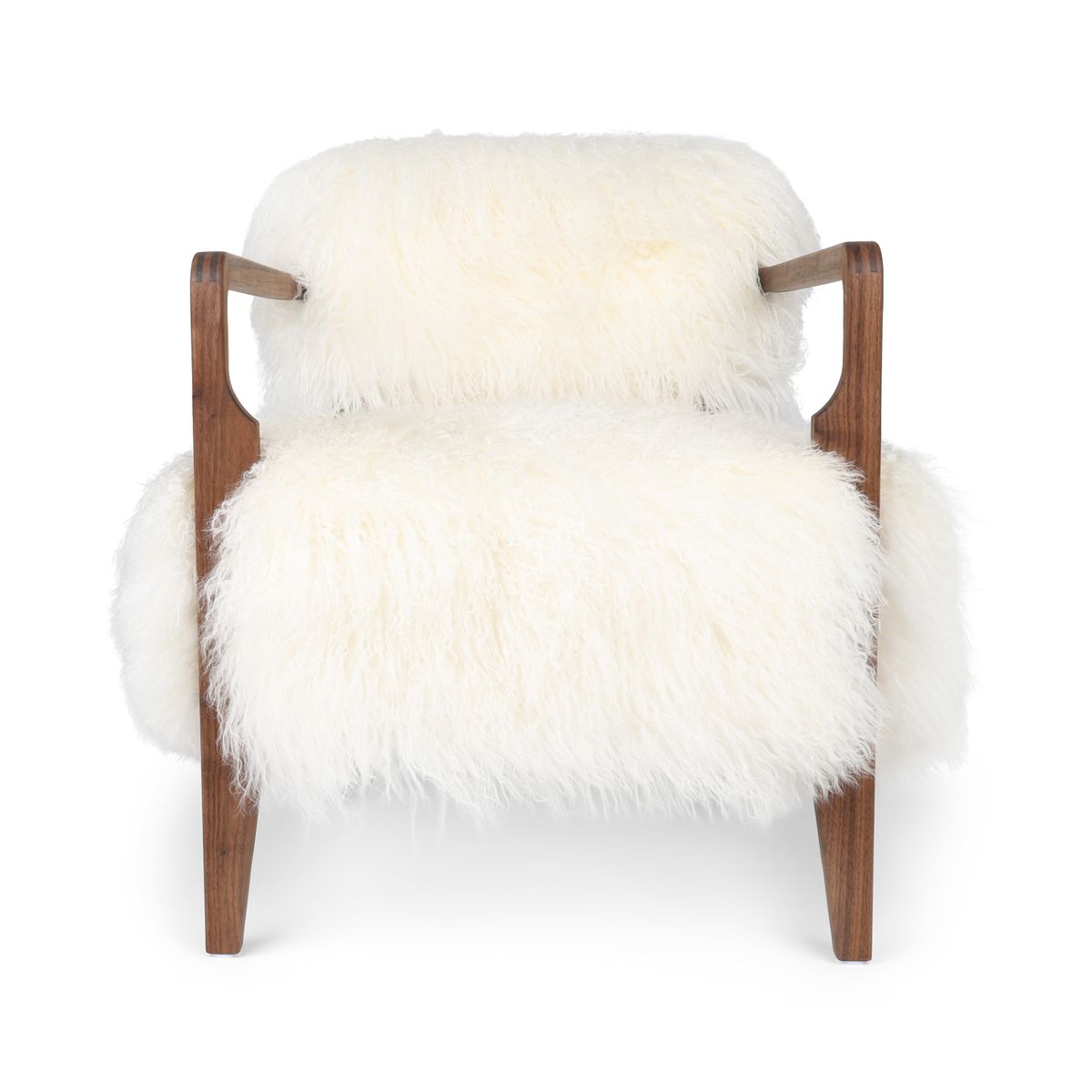 Fauteuil Lina | Peau de Mouton Tibétaine | À Laine Longue