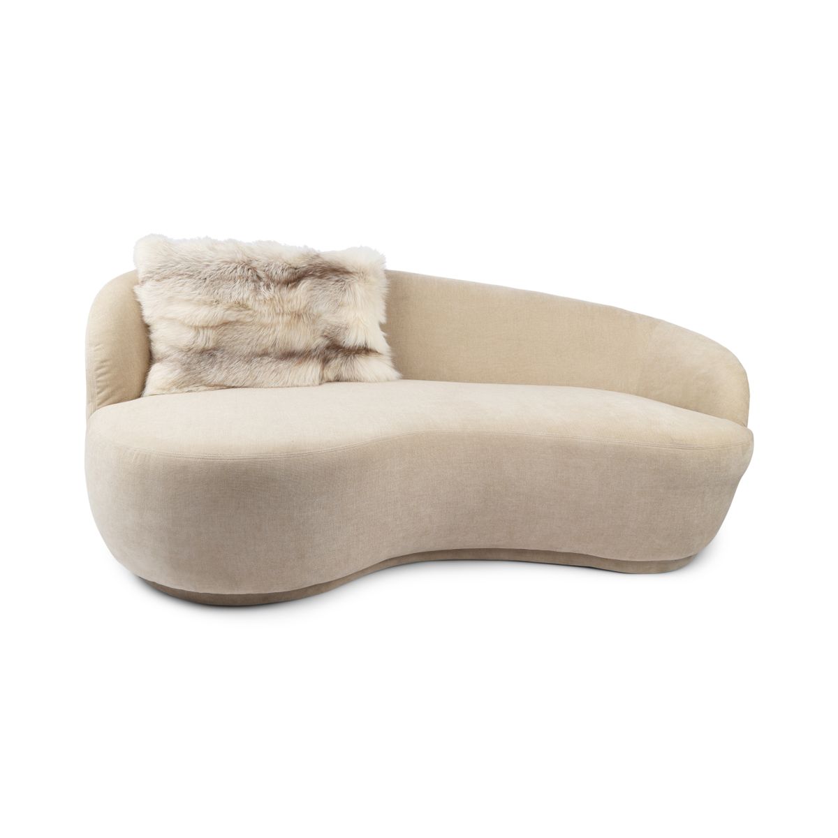 Coussin Premium en Renard | Dos en Cachemire | Norvège | Croisé Brun | 70x42 cm