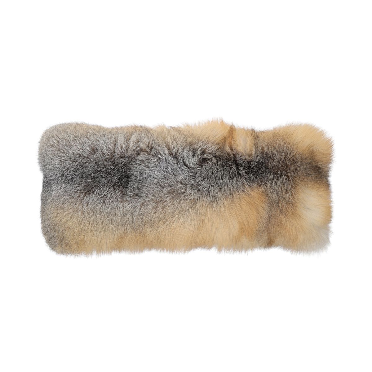 Coussin Premium en Renard | Dos en Cachemire | Norvège | Golden Island | 30x70 cm