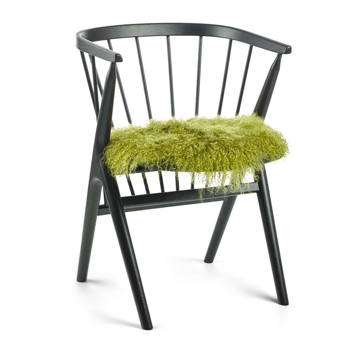 Dessus de siège en peau de mouton tibétaine | Ø38 cm Cime