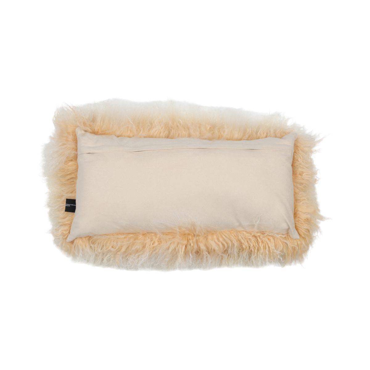 Coussin bouclé Lever de soleil arctique