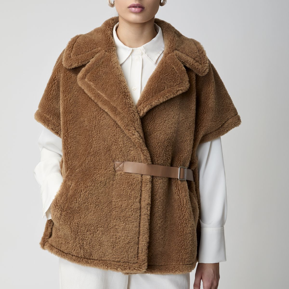 Poncho Elvira Beige