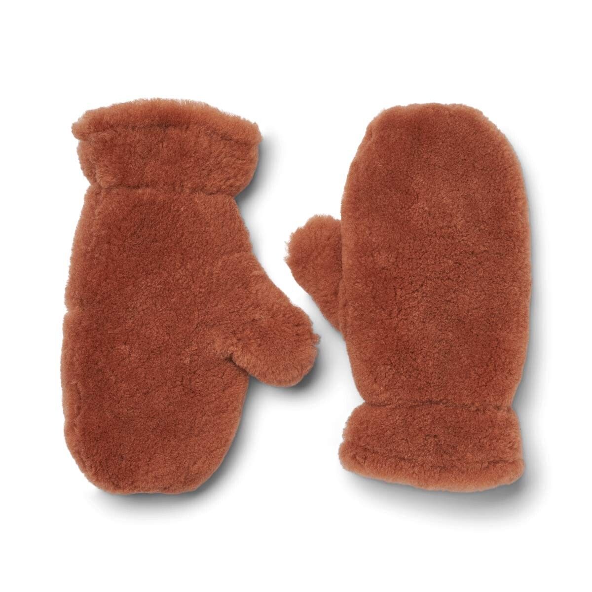 Moufles Monta Cuir brun