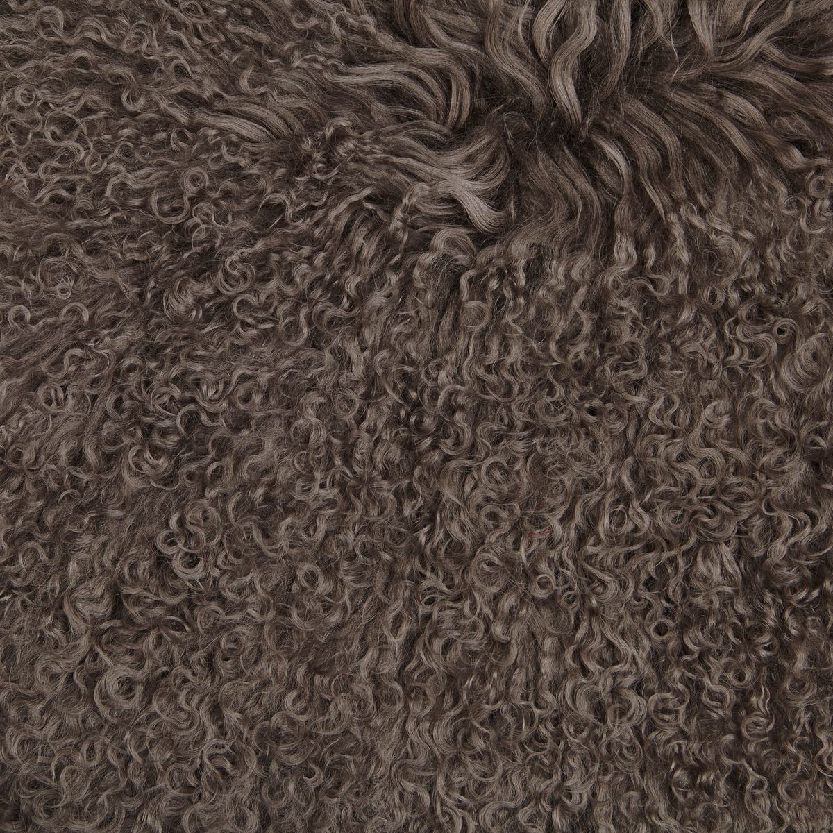 Dessus de siège premium | Laine longue | Nouvelle-Zélande | Ø34 cm Taupe