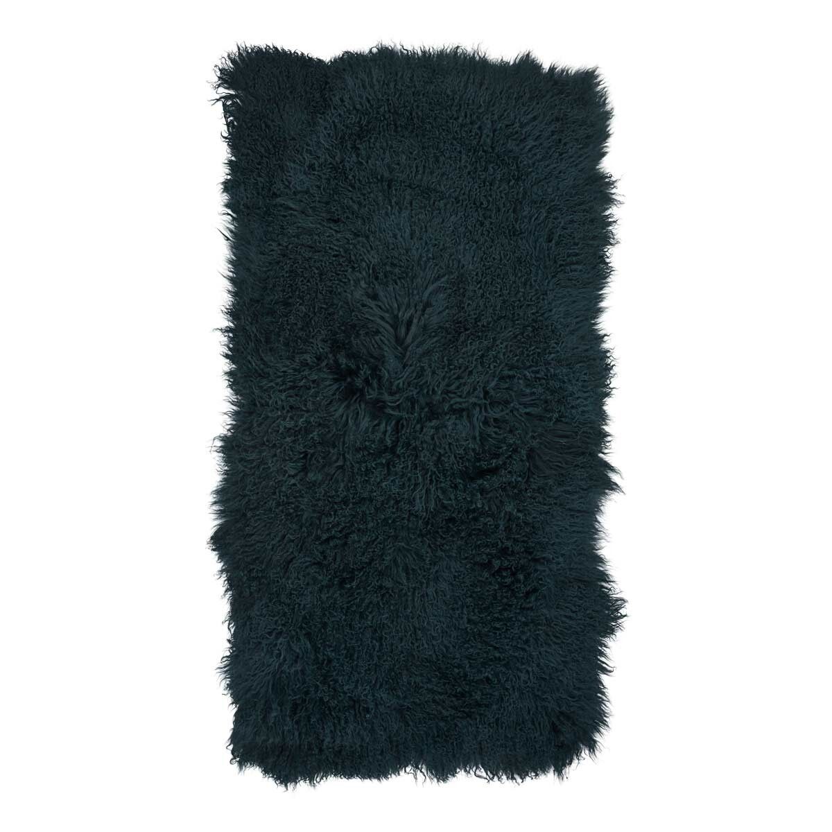 Jeté en peau de mouton bouclée  60 × 120 cm Caspian