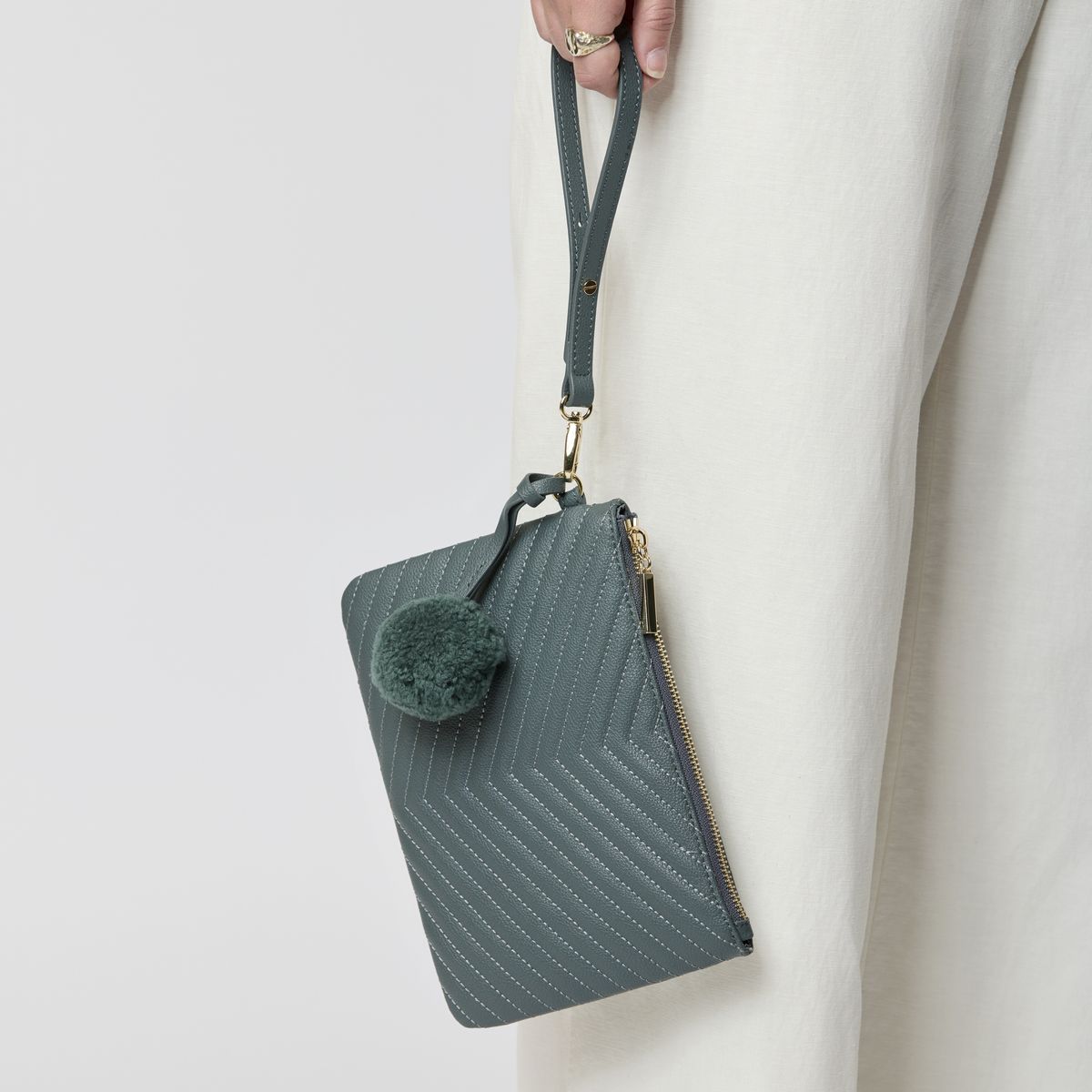 Pochette Helene Vert Antique