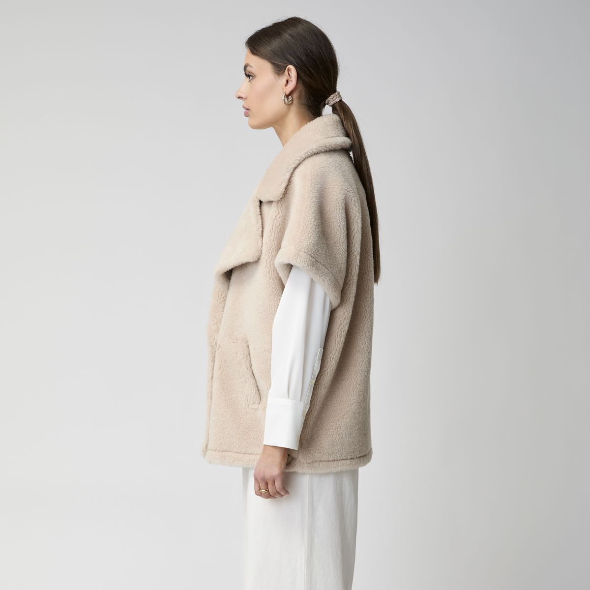 Poncho Antonella Beige