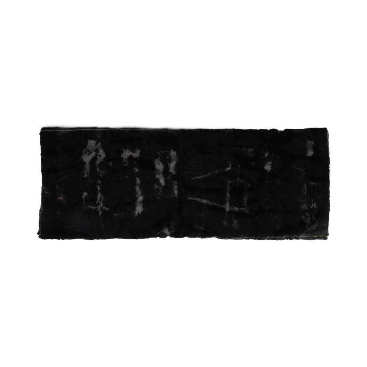 Plaid en Vison | Doublure en Cachemire | Blacky | 150x60 cm
