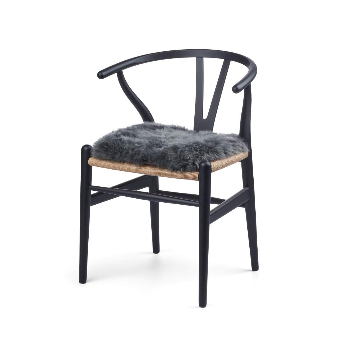 Dessus de siège en peau de mouton | Laine longue | Zéro déchet Acier