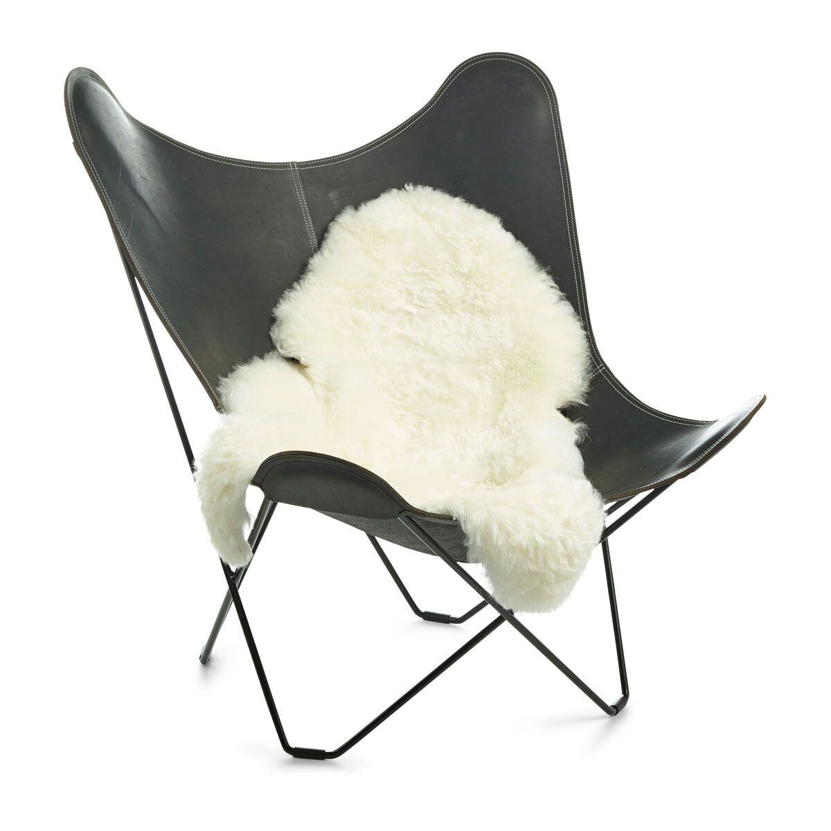 Peau de mouton islandaise | Laine courte | 90-100 cm