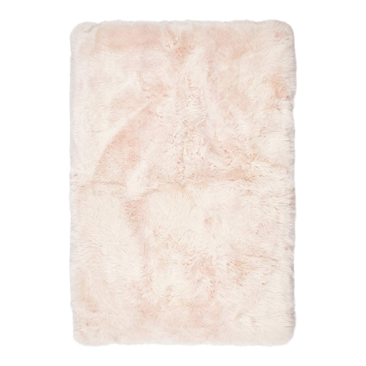 Tapis design en laine et peau de mouton Candy
