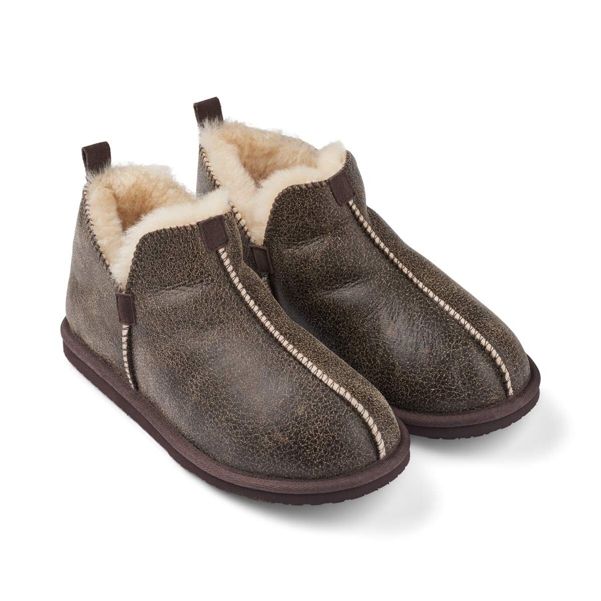 Botte unisexe Nappa brun rustique