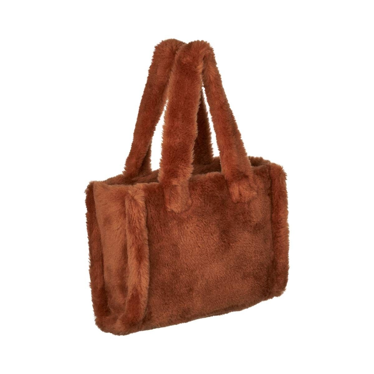 Mini Glory Shopper Cuir brun