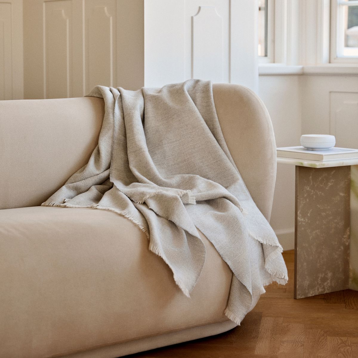 Jeté Sidsley Marron Foncé