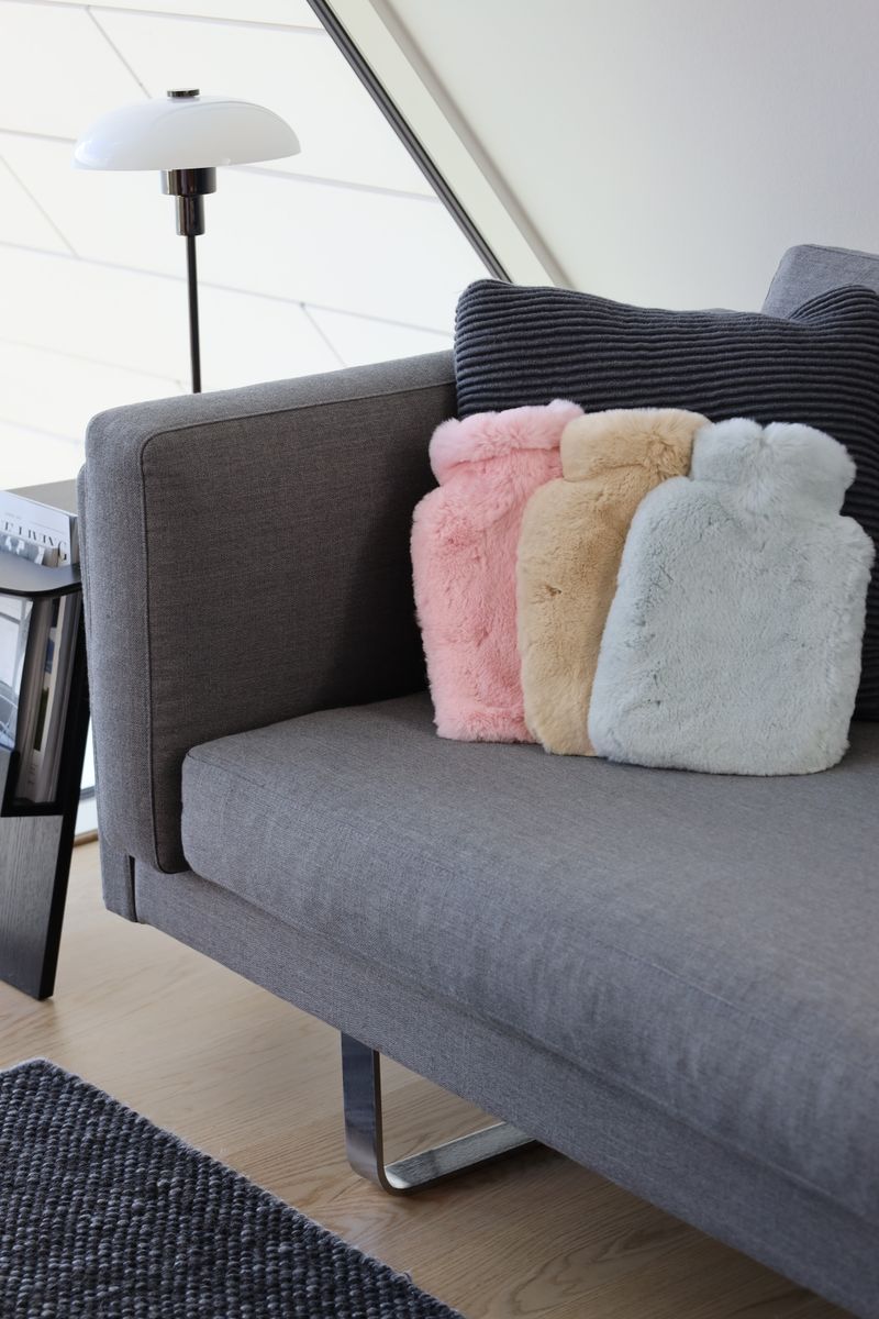 Bouteille d'eau chaude pour lapin Beige