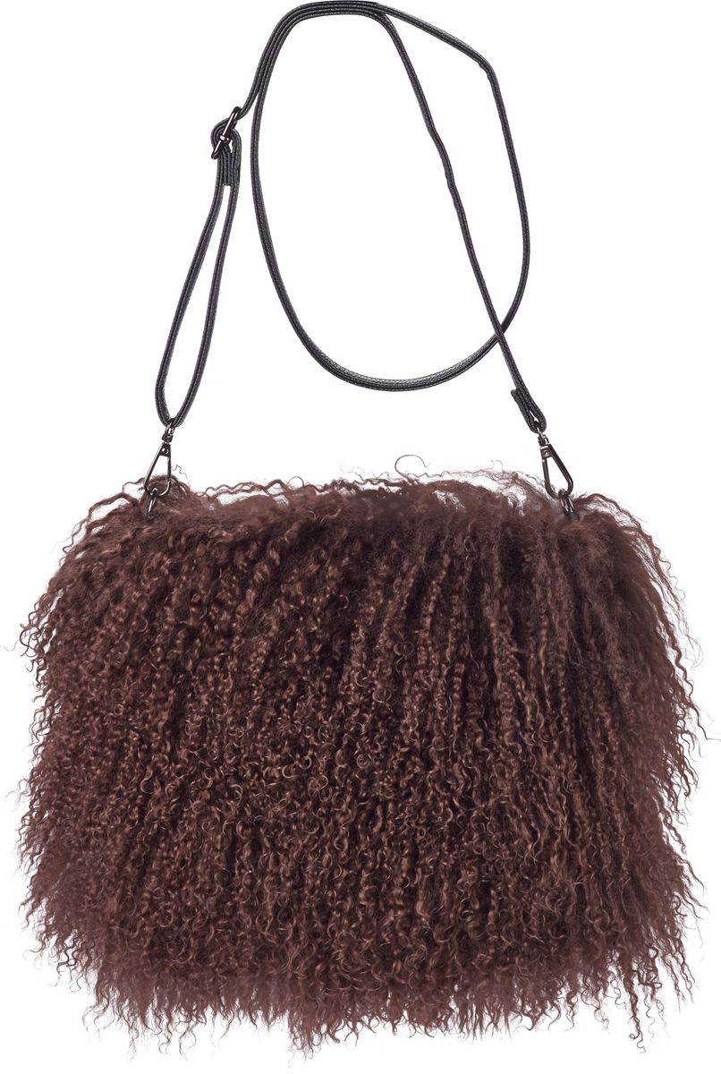 Sac manchon Jasmin en fourrure Grains de café