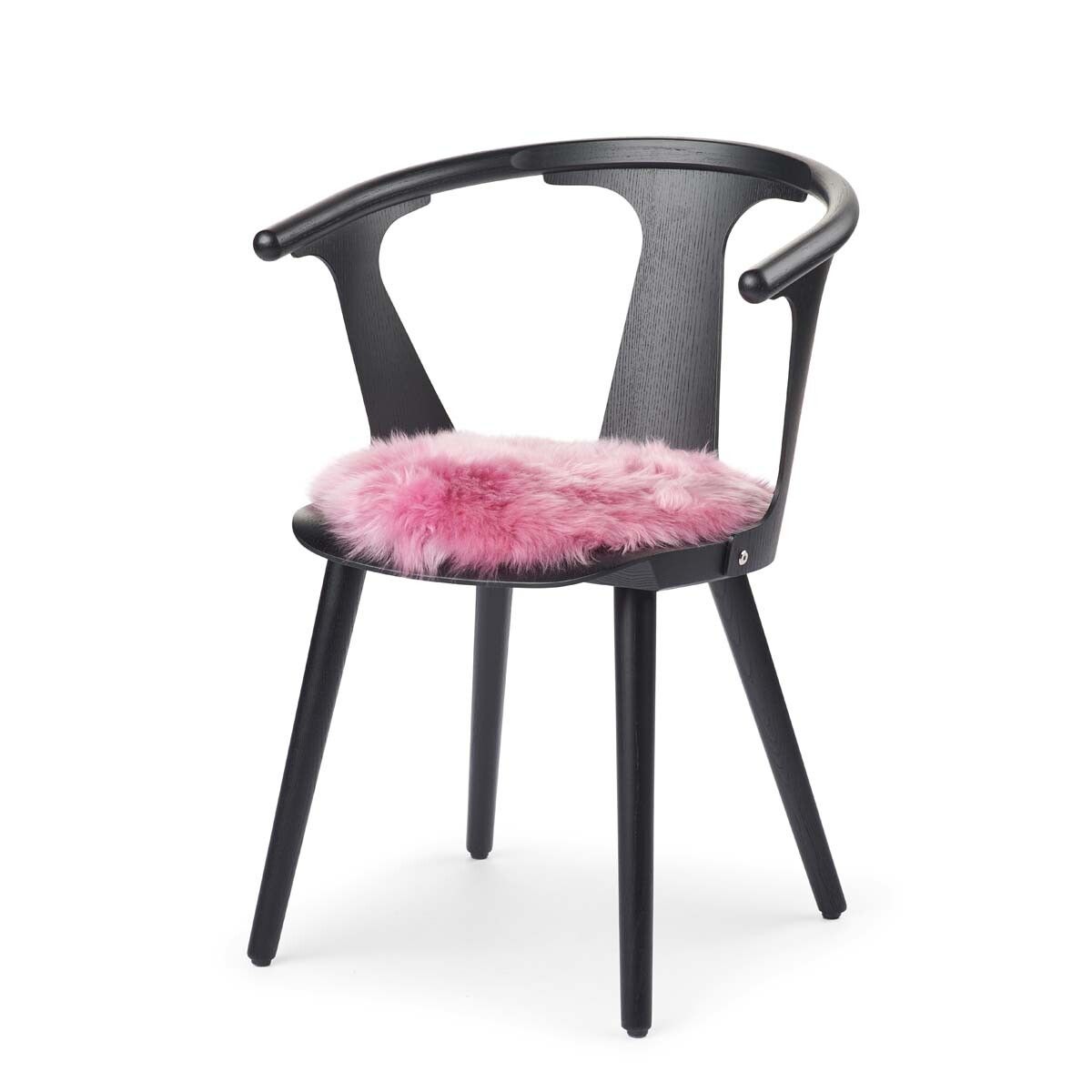 Dessus de siège en peau de mouton | Laine longue | Ø38 cm Malaga