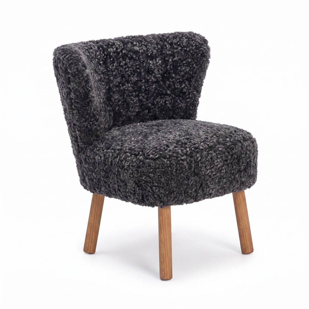 Chaise de salle à manger Emily Anthracite
