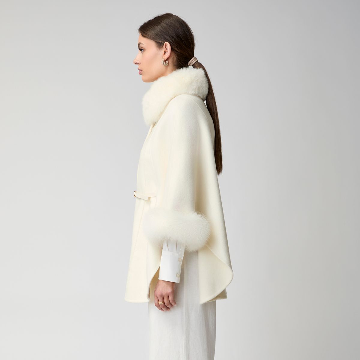 Poncho lorrain Beige