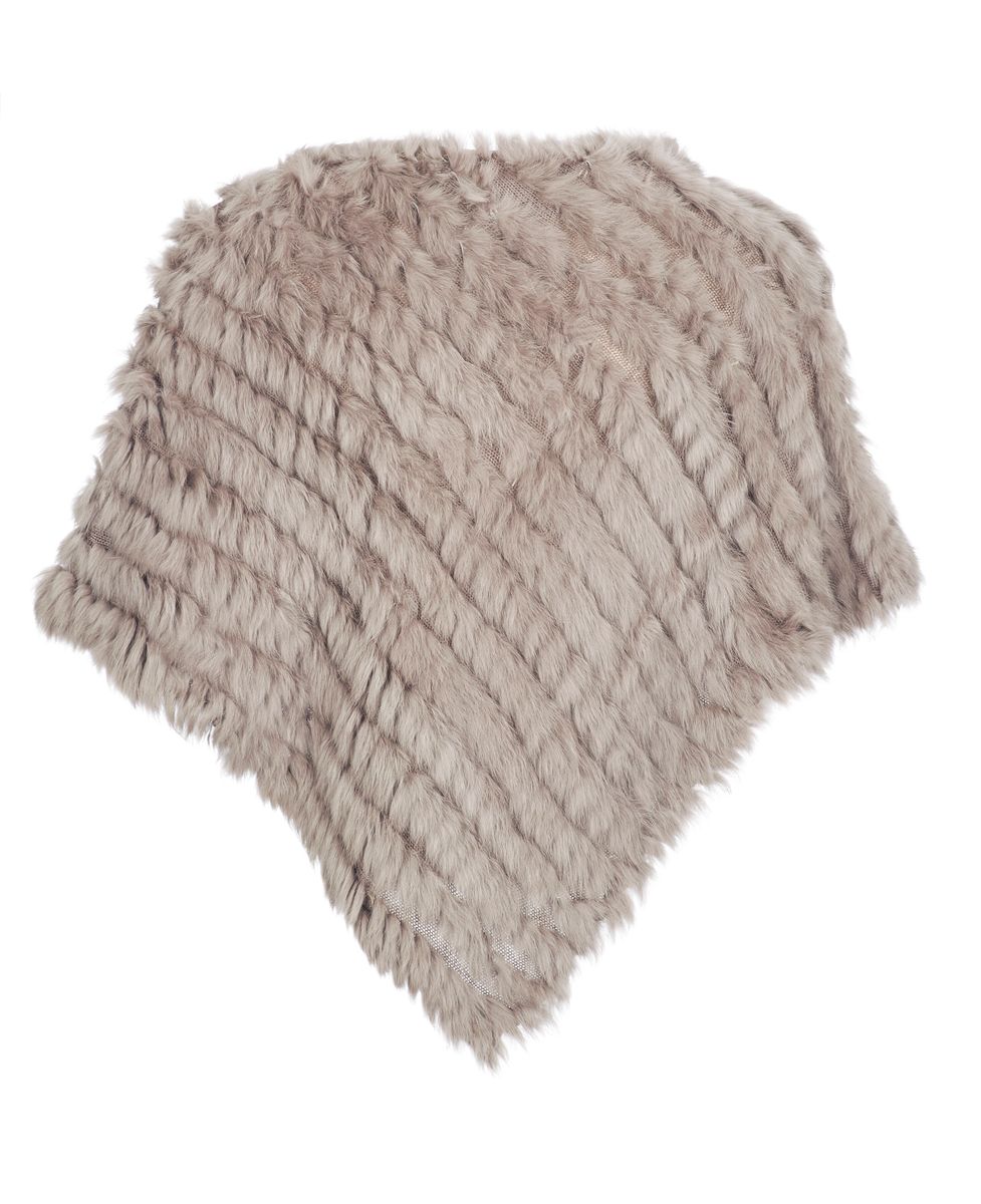 Poncho Molly Taupe