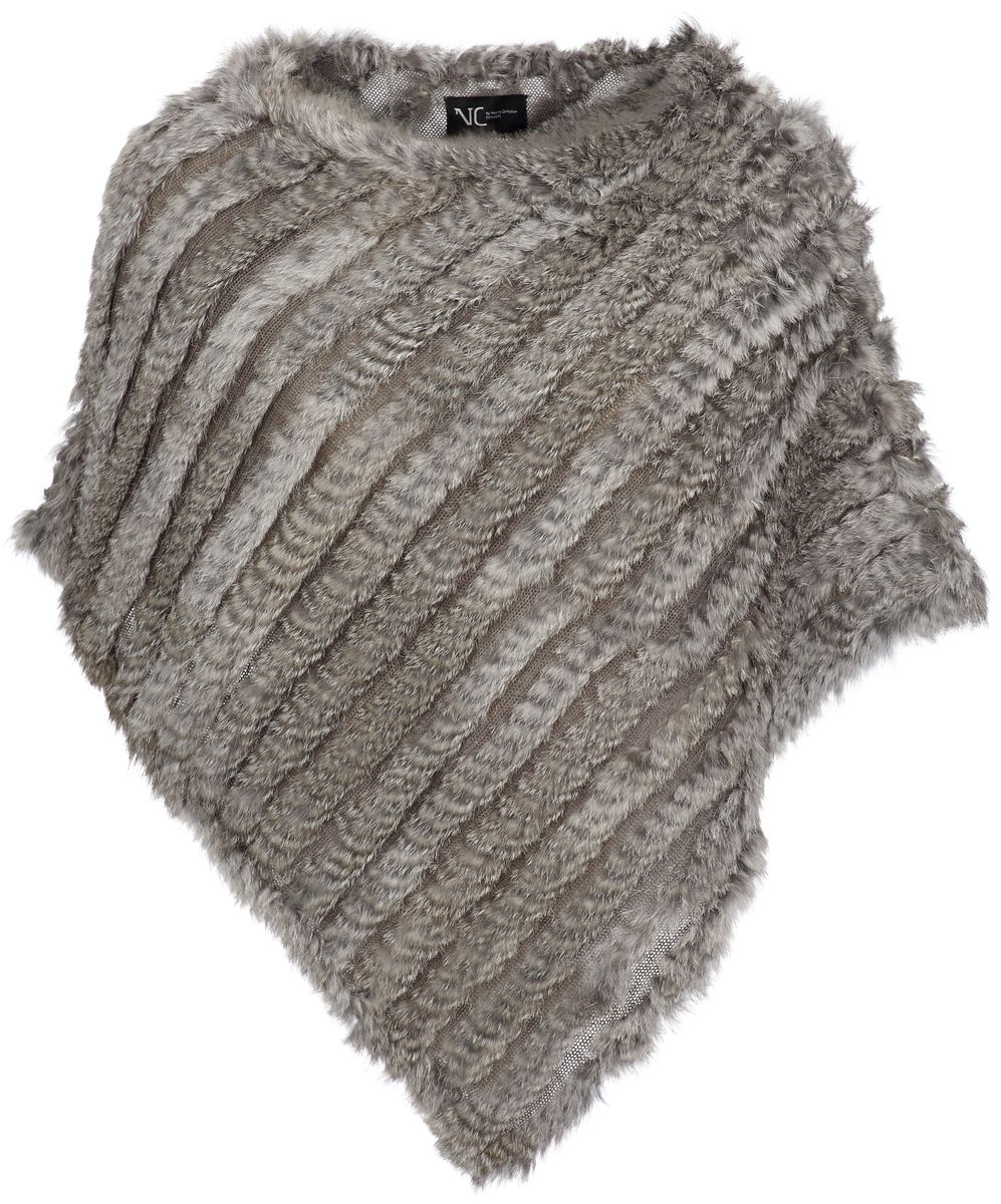 Poncho Molly Gris Naturel
