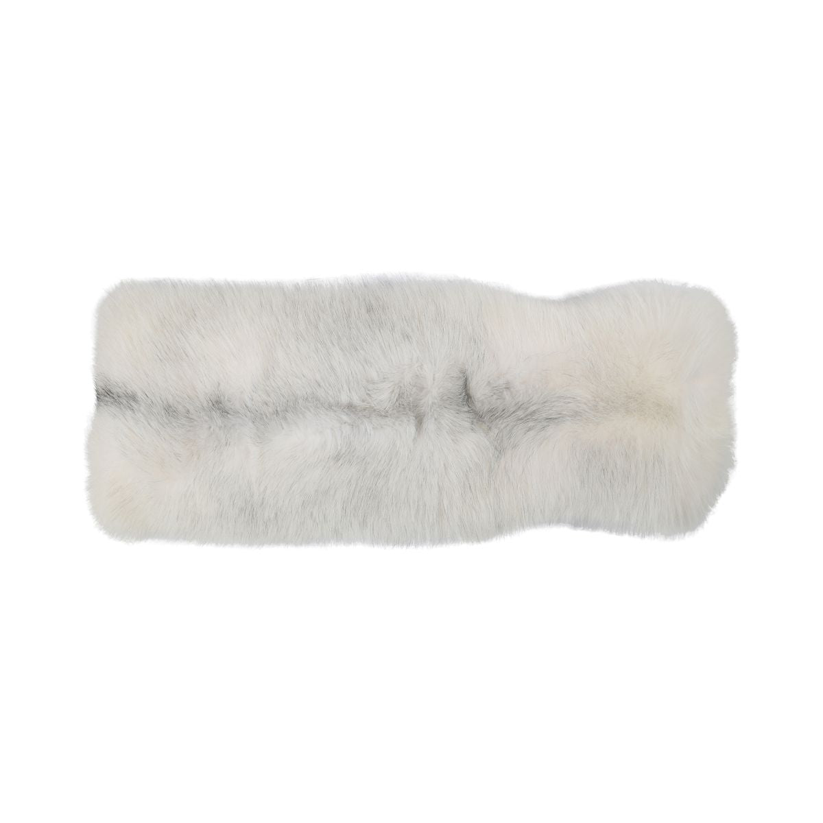 Coussin Premium en Renard | Doublure en Cachemire | Norvège | Renard Arctique Marbré | 30x80 cm