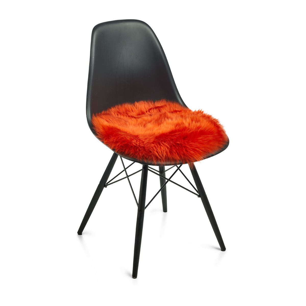 Dessus de siège en peau de mouton | Laine longue | Ø38 cm Fiesta