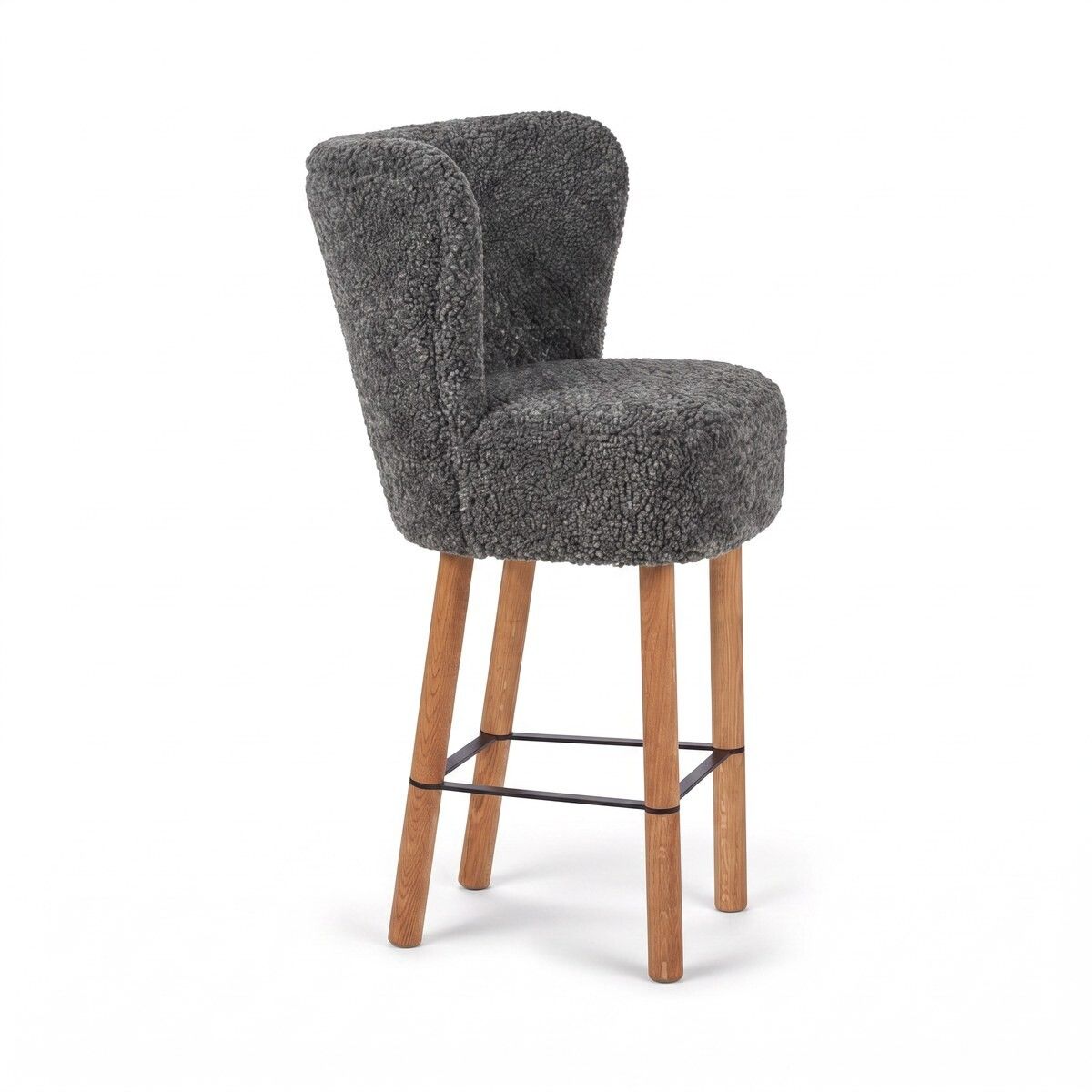 Tabouret de bar Emilia Graphite
