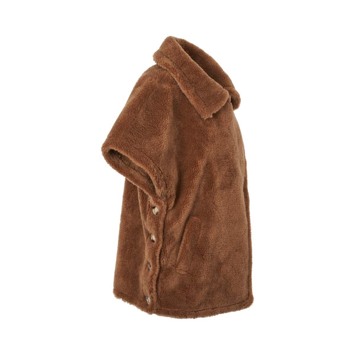 Poncho Antonella Marron Teddy
