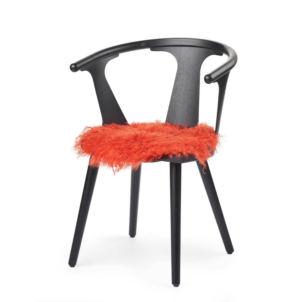 Dessus de siège en peau de mouton tibétaine | Ø38 cm Fiesta