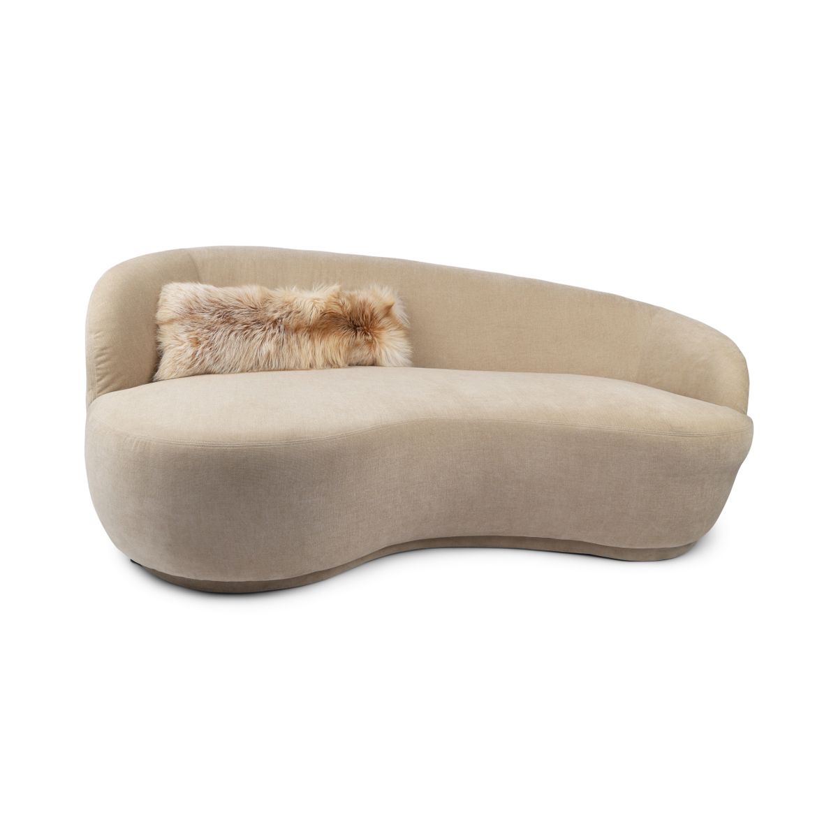 Coussin Premium en Renard | Doublure en Cachemire | Norvège | Or Clair | 30x75 cm