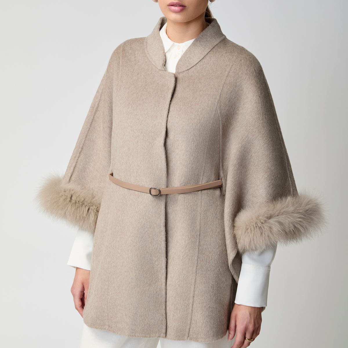 Poncho lorrain Beige