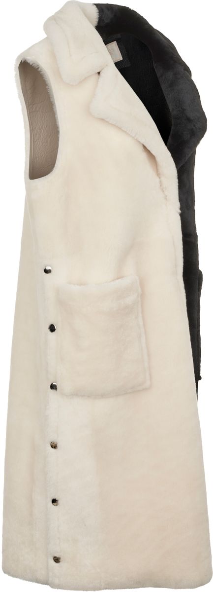 Gilet Raelynn Noir/Perle