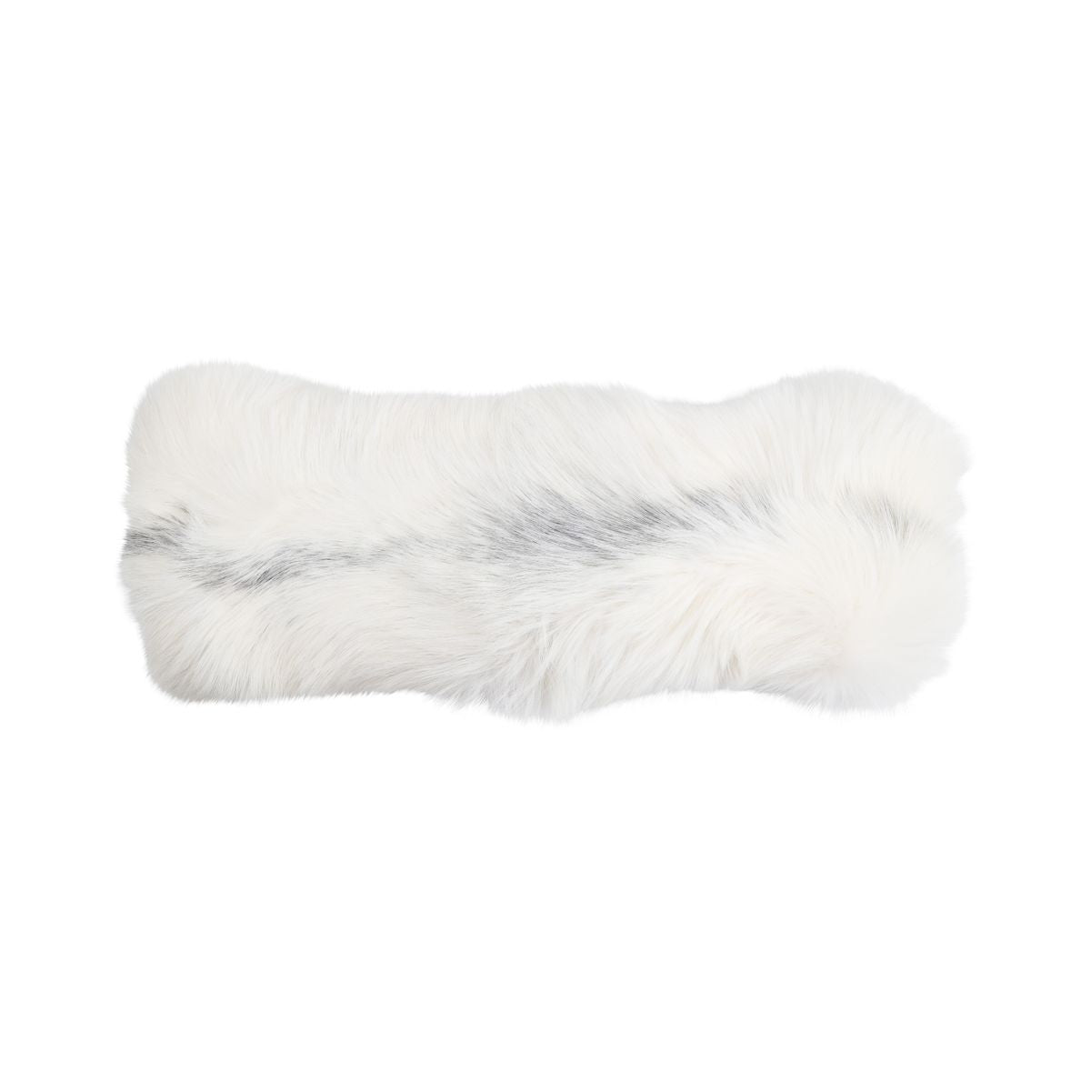 Coussin Premium en Renard | Dos en Cachemire | Norvège | Renard Arctique Marbré | 30x75 cm
