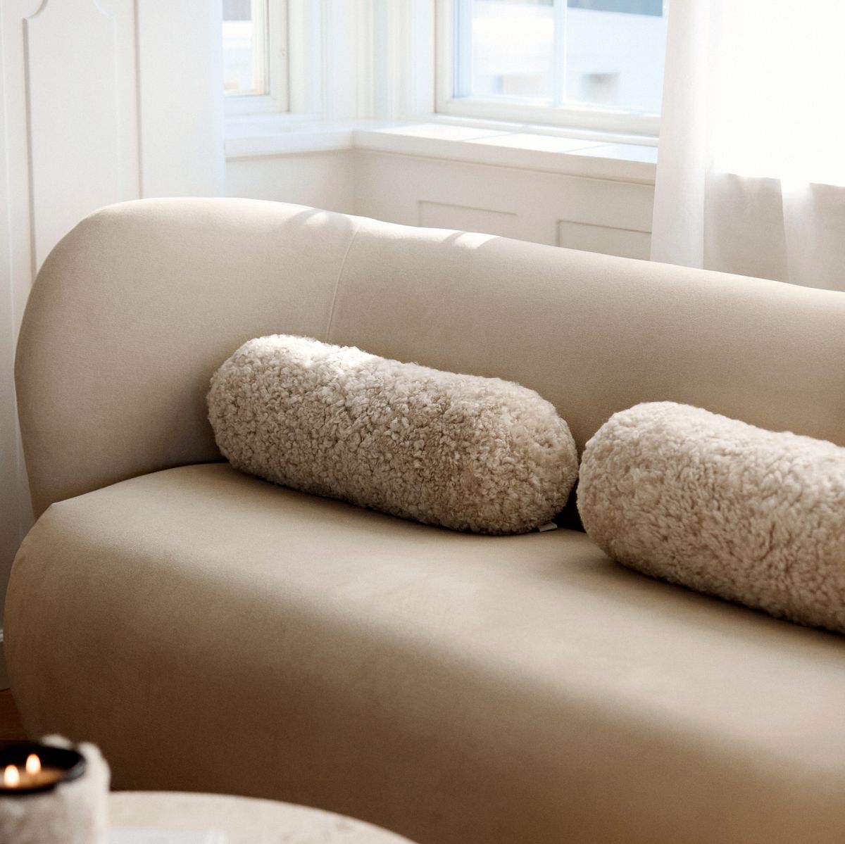 Coussin Traversin Anthracite