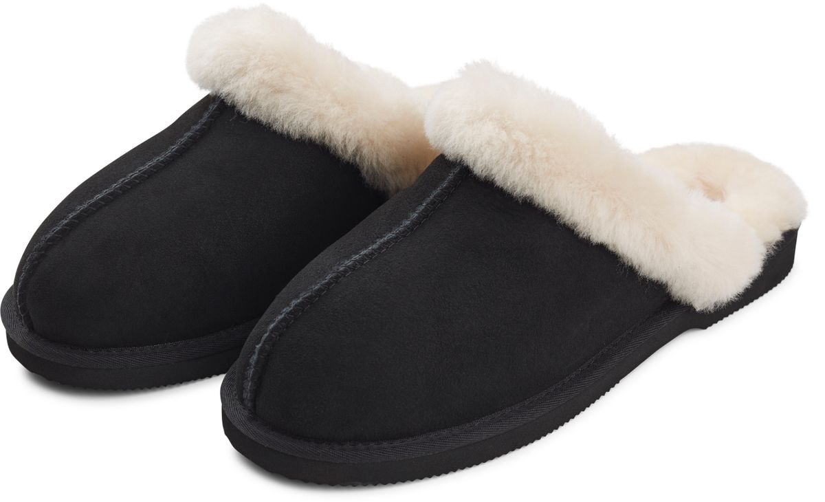 Chausson bouclé duveteux