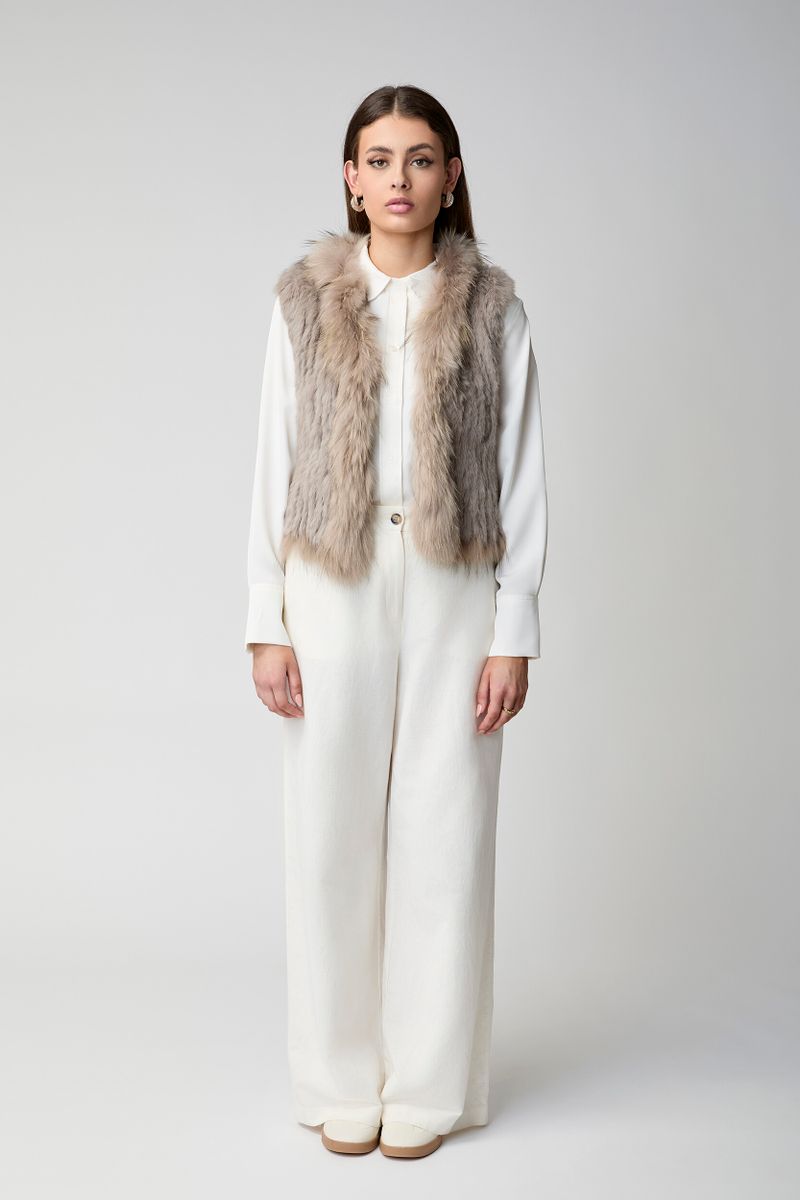 Gilet Anna Vert Antique