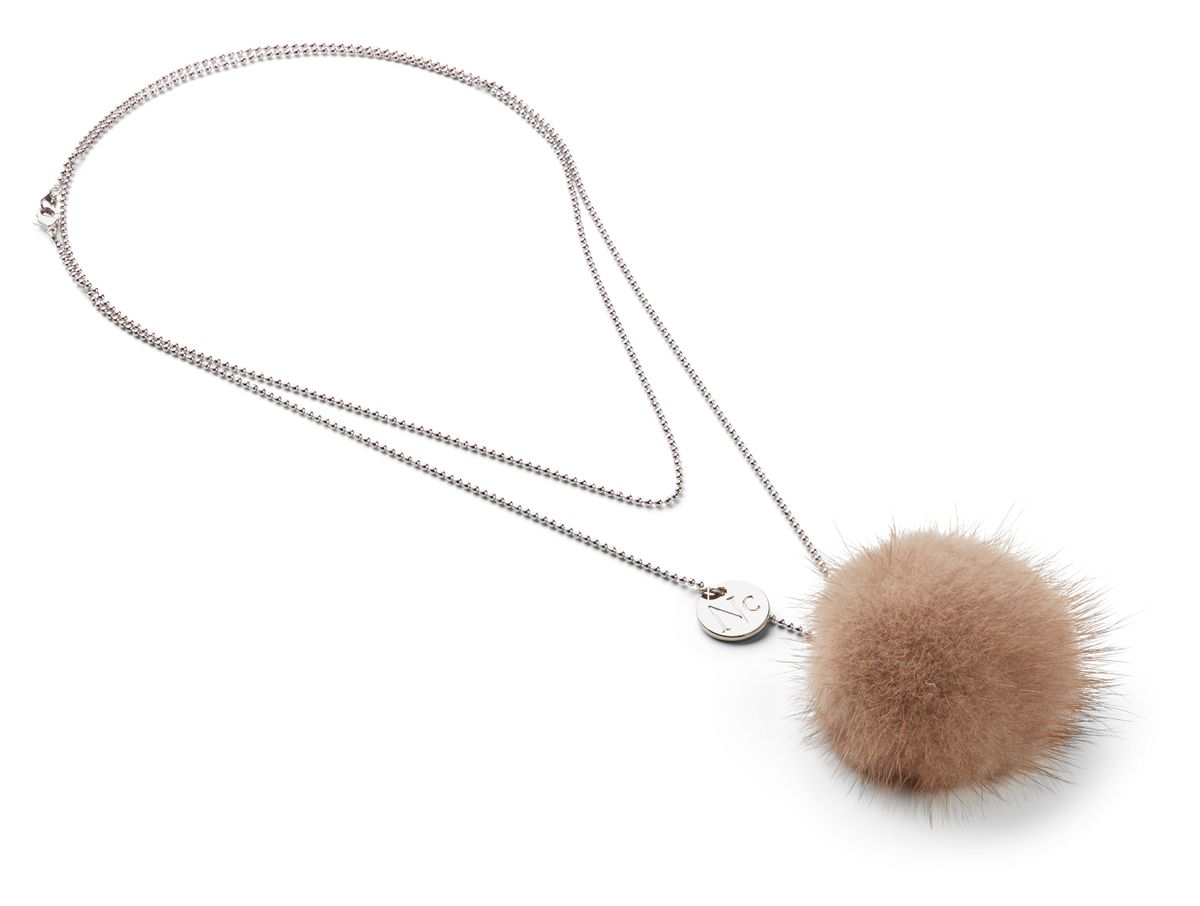 Collier Pompon Pastel