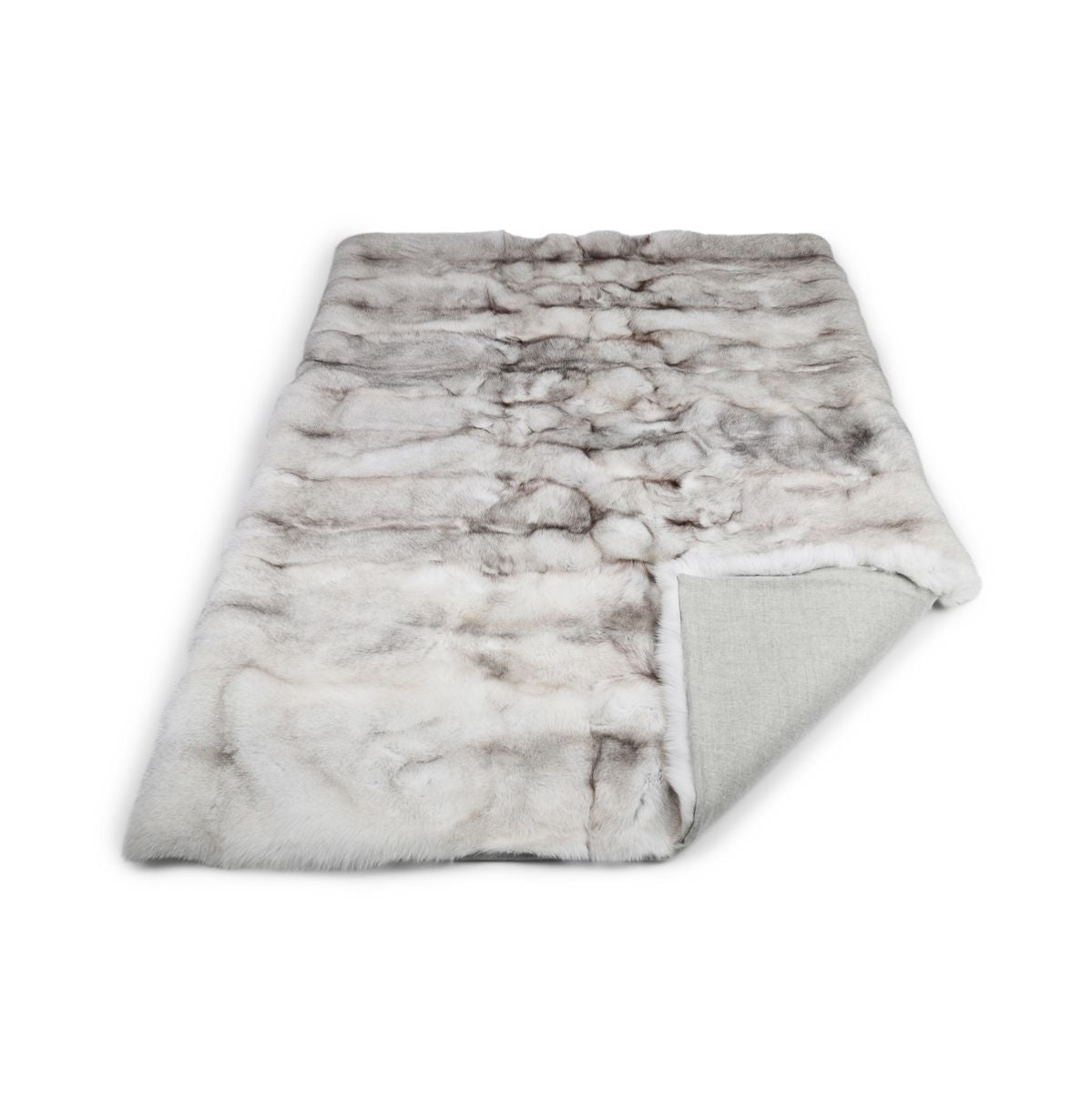 Plaid Premium Fox | Support Cachemire | Renard Bleu | 230x320 cm