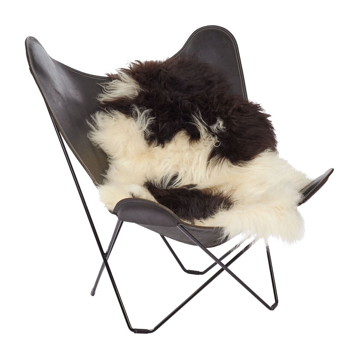 Peau de mouton islandaise | Laine longue | 120+ cm