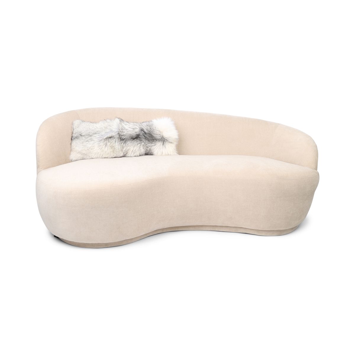 Coussin Premium en Renard | Doublure en Cachemire | Norvège | Renard Platine | 35x70 cm