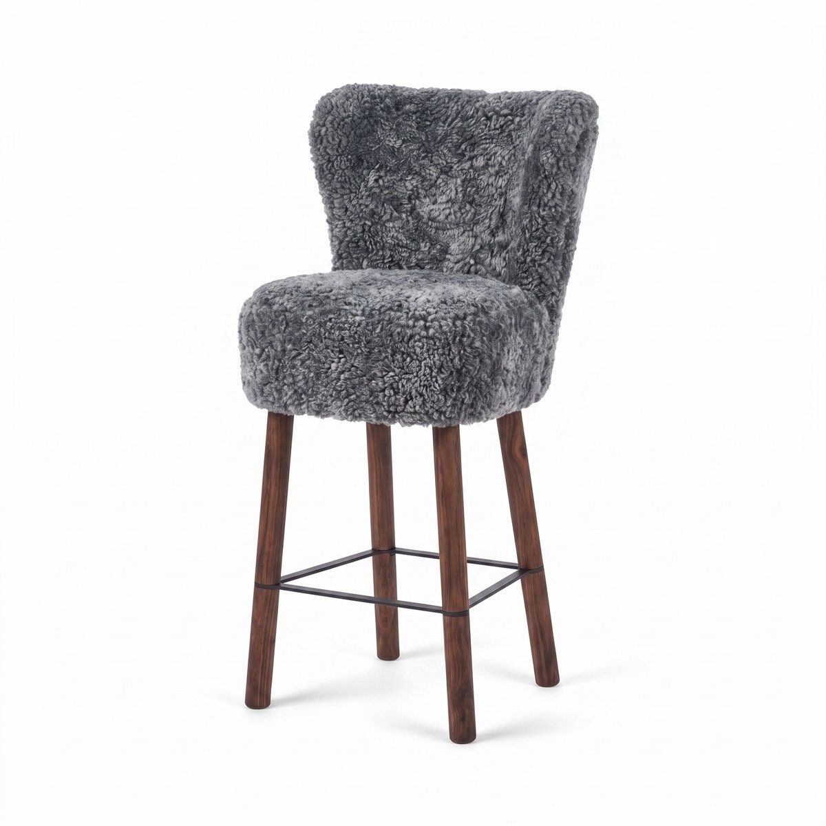 Tabouret de bar Emilia Gris Léger