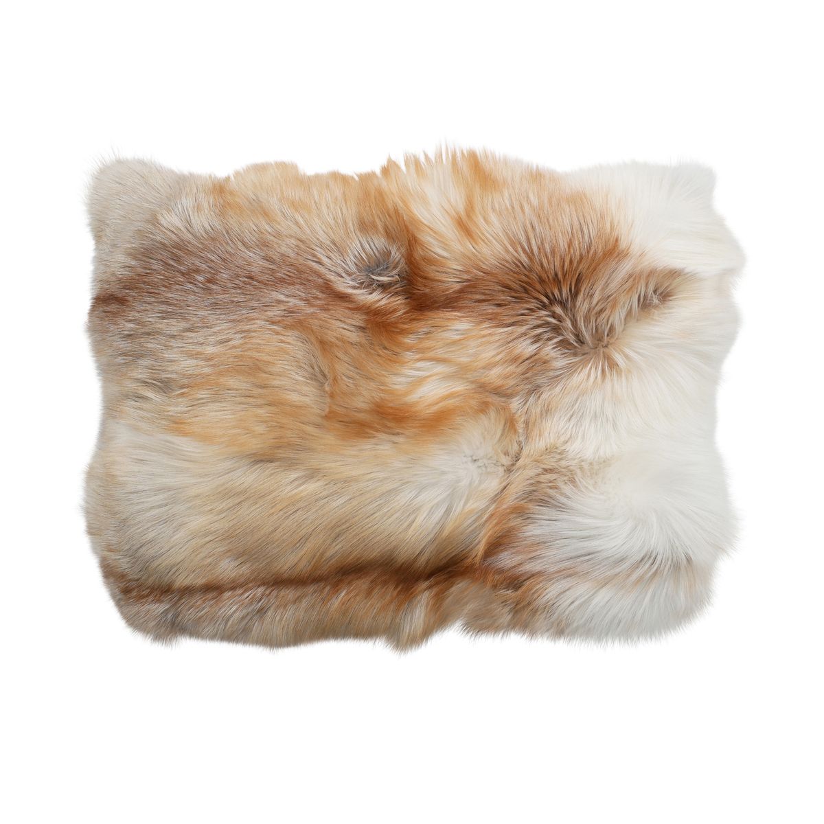 Coussin Premium en Renard | Doublure en Cachemire | Norvège | Or Clair | 60x75 cm