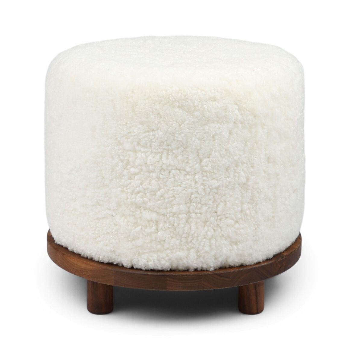 Simon Tabouret  | D46xH42 cm Ivoire