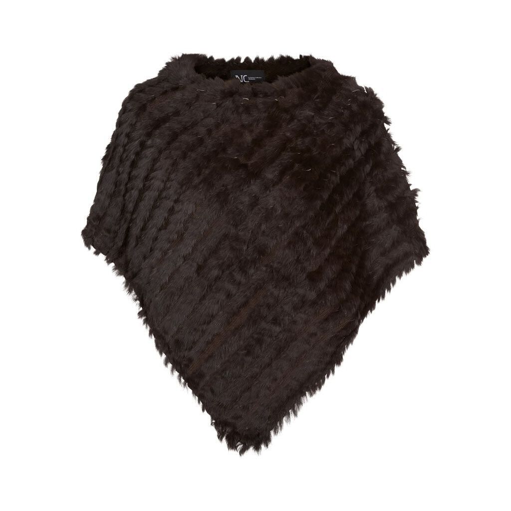 Poncho Molly Marron Foncé