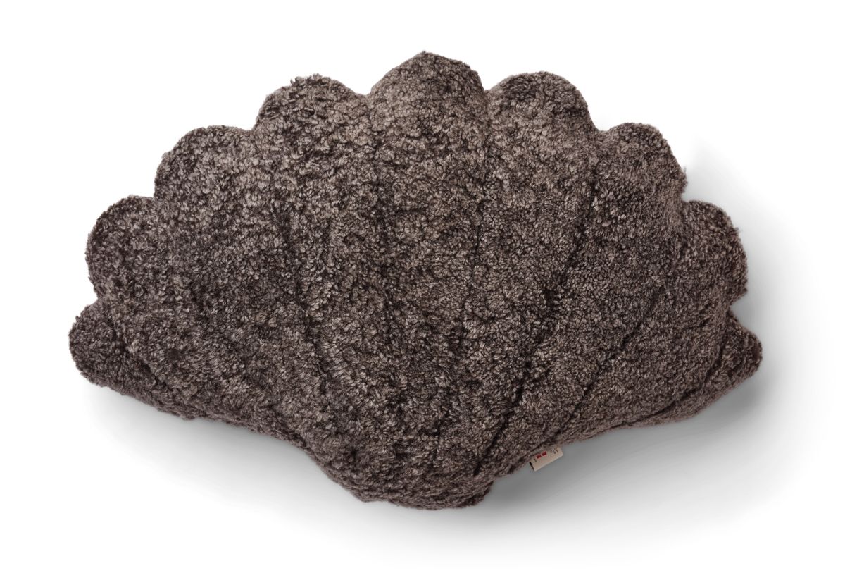 Coussin en forme de coquille Cappuccino