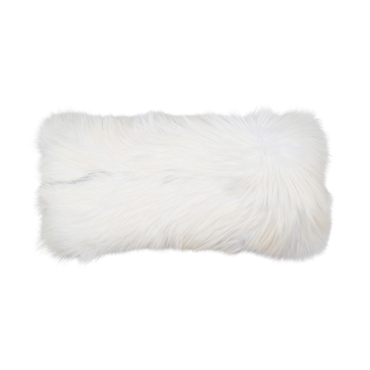 Coussin Premium en Renard | Doublure Cachemire | Norvège | Renard Arctique Marbré | 35x65 cm