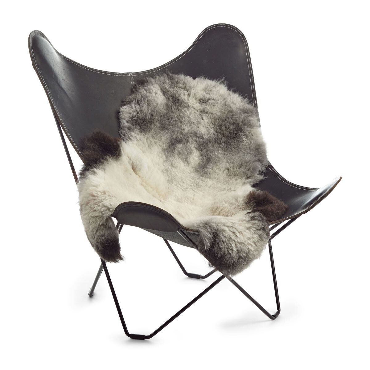 Peau de mouton islandaise | Laine courte | 90-100 cm